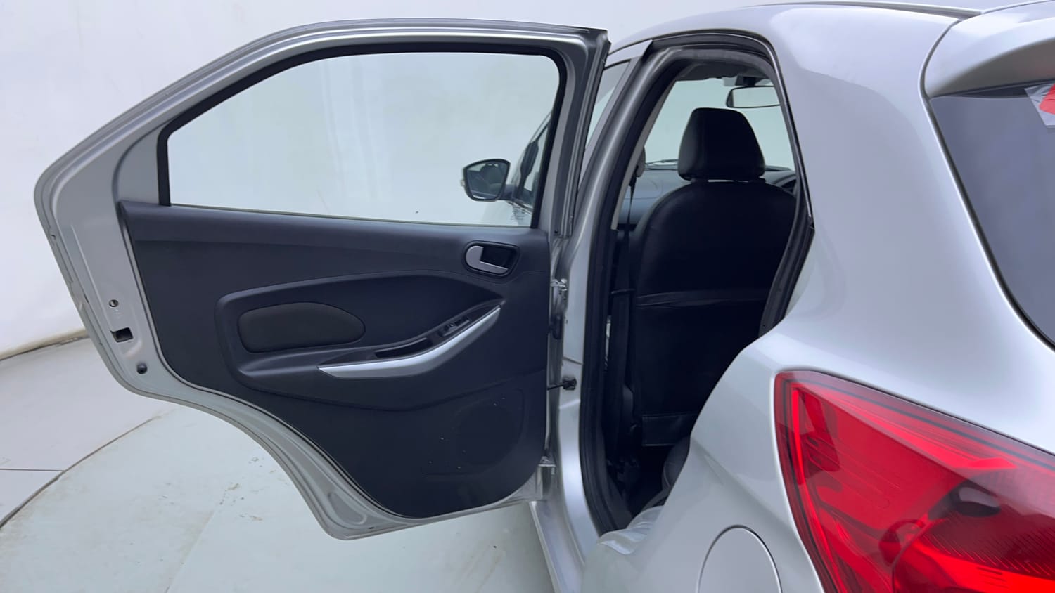 Used 2016 Ford Figo Titanium 1.2 Ti-VCT Petrol Manual interior LEFT REAR DOOR OPEN VIEW