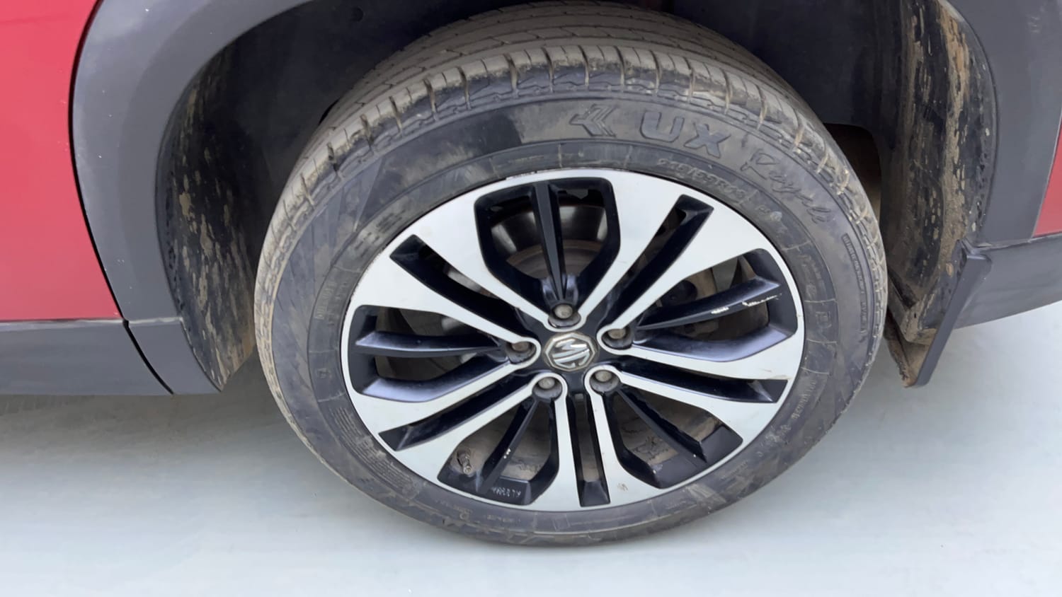 Used 2021 MG Motors Hector Sharp 1.5 Petrol Turbo DCT Petrol Automatic tyres LEFT REAR TYRE RIM VIEW