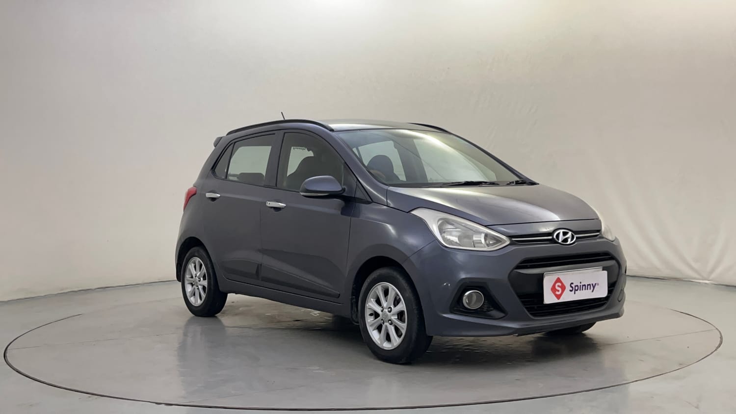 Used 2014 Hyundai Grand i10 Asta 1.2 Kappa VTVT Petrol Manual exterior RIGHT FRONT CORNER VIEW