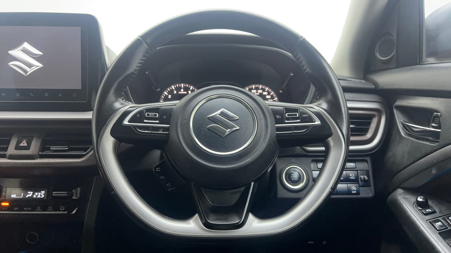 Used 2022 Maruti Suzuki Brezza Zxi Plus Dual Tone Petrol Manual interior STEERING VIEW