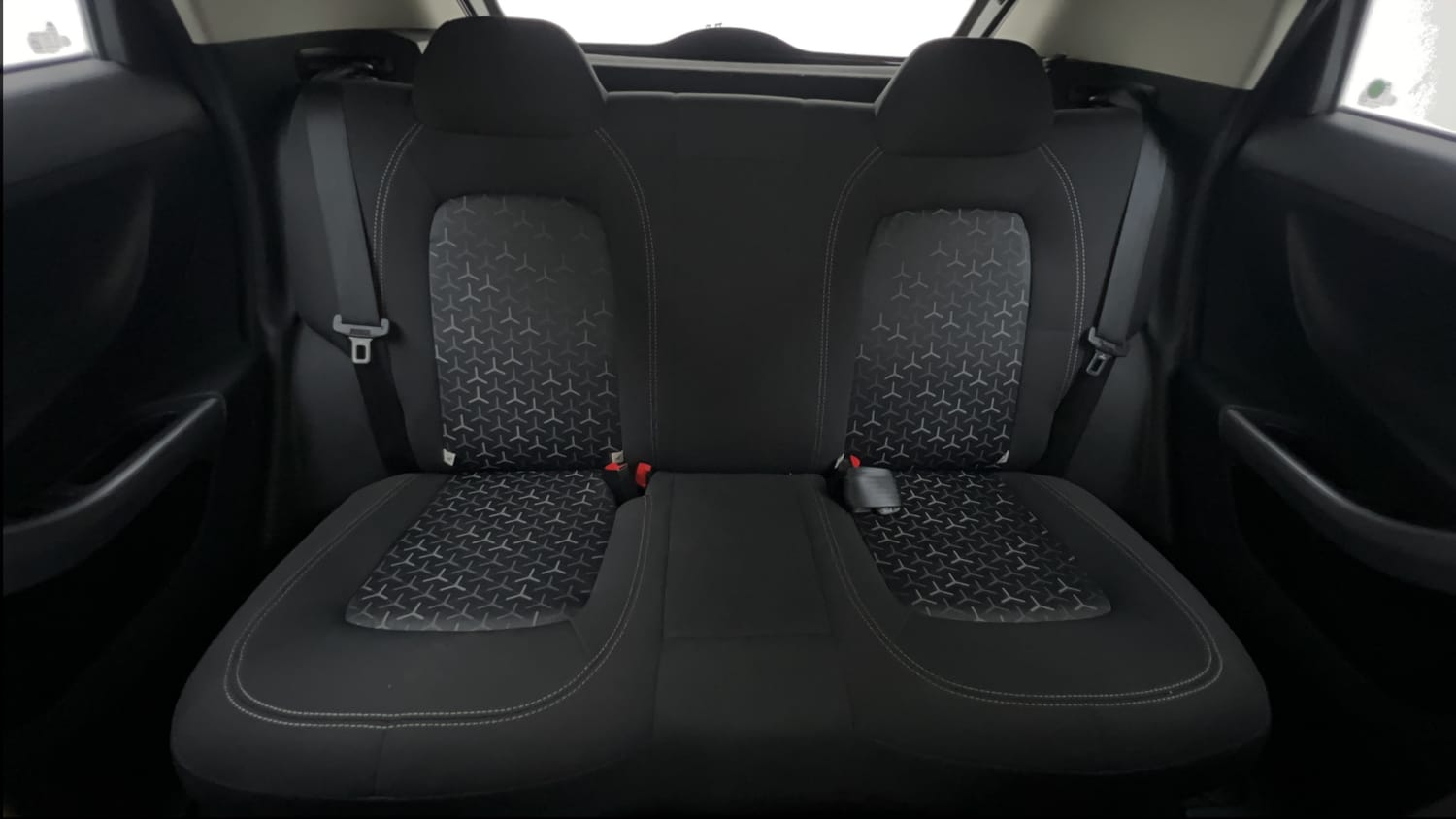 Used 2023 Tata Nexon XM Plus (S) Petrol Manual interior REAR SEAT CONDITION VIEW