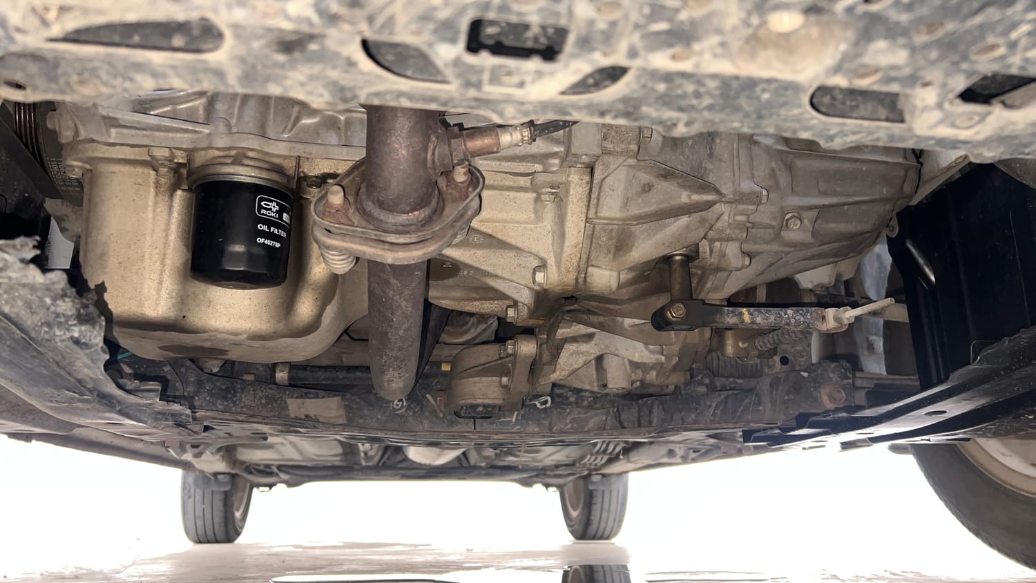 Used 2018 Maruti Suzuki Dzire ZXi Petrol Manual extra FRONT LEFT UNDERBODY VIEW