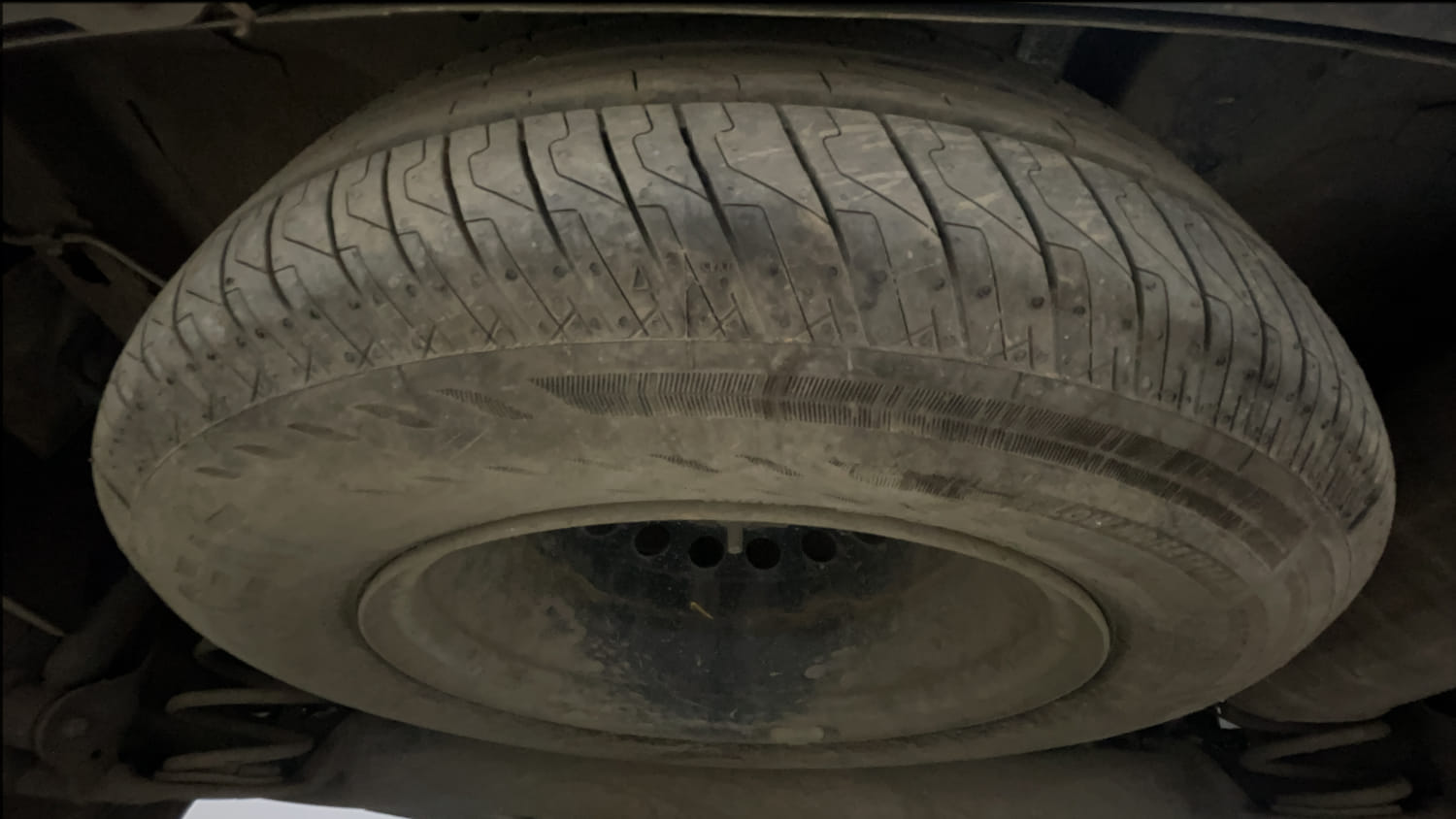 Used 2024 Tata Punch Adventure Rhythm CNG Cng Manual tyres SPARE TYRE VIEW