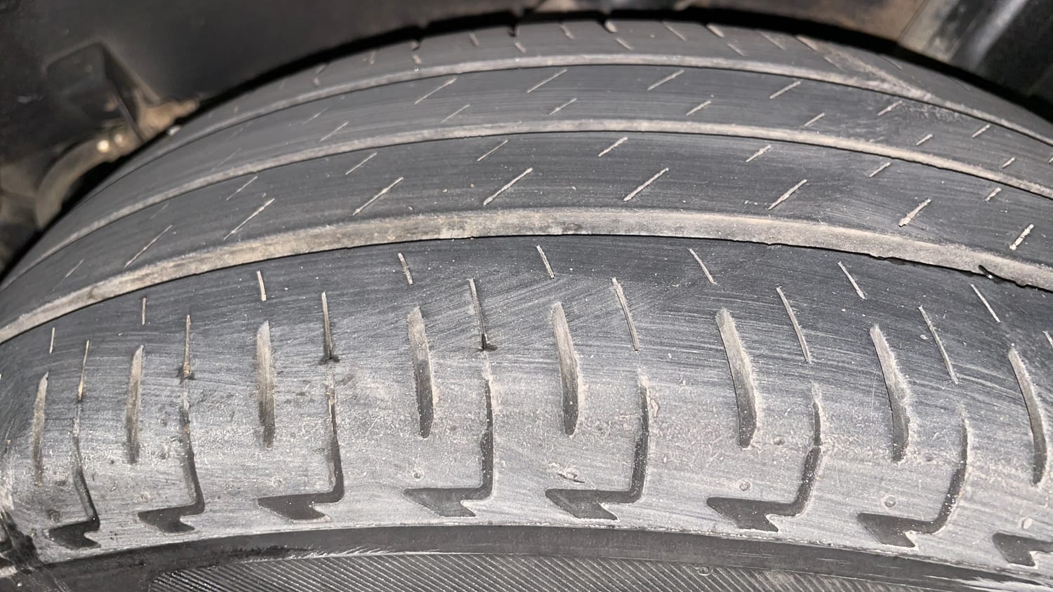 Used 2019 Honda Amaze 1.2 S MT Petrol Petrol Manual tyres LEFT REAR TYRE TREAD VIEW