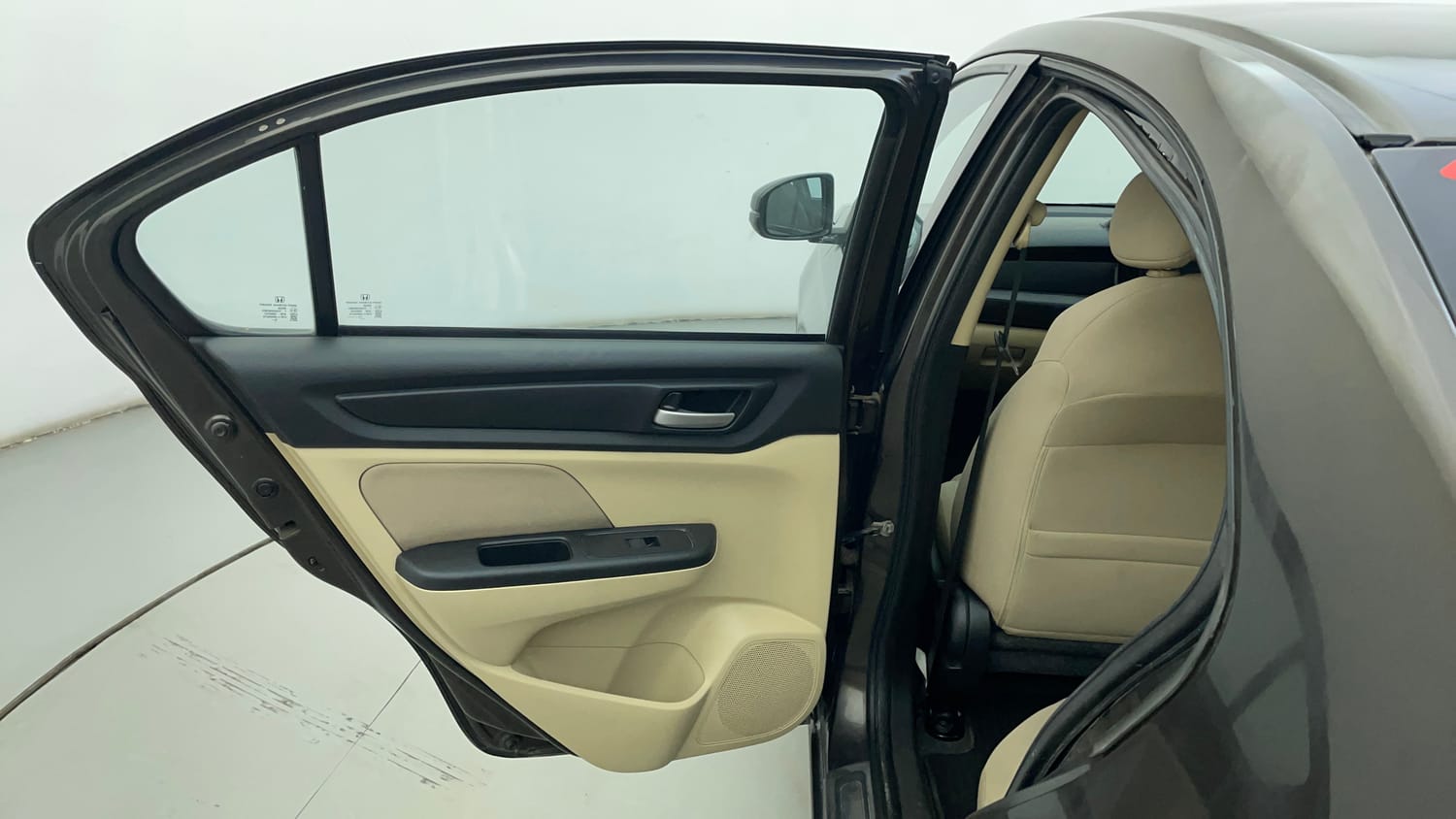Used 2020 Honda Amaze 1.2 VX CVT Petrol Petrol Automatic interior LEFT REAR DOOR OPEN VIEW