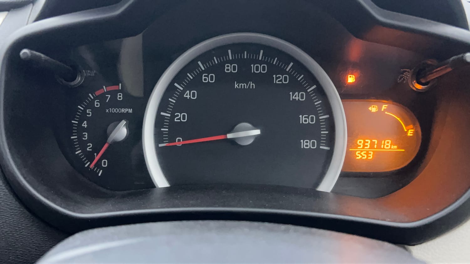 Used 2017 Maruti Suzuki Celerio ZXi Opt Petrol Manual interior CLUSTERMETER VIEW
