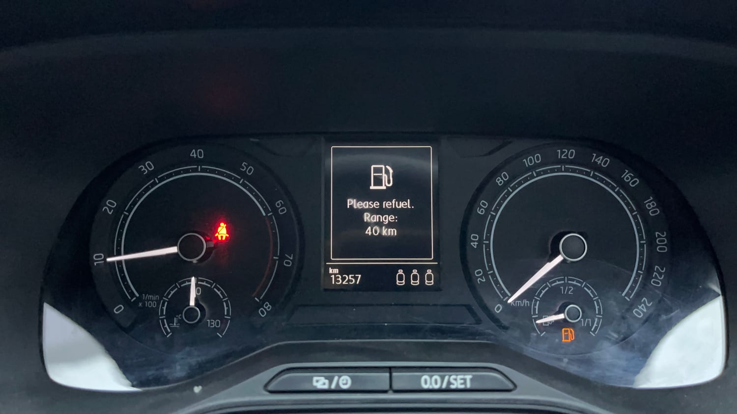 Used 2025 Skoda Kushaq Sportline 1.0 TSI MT Dual Tone Petrol Manual interior CLUSTERMETER VIEW