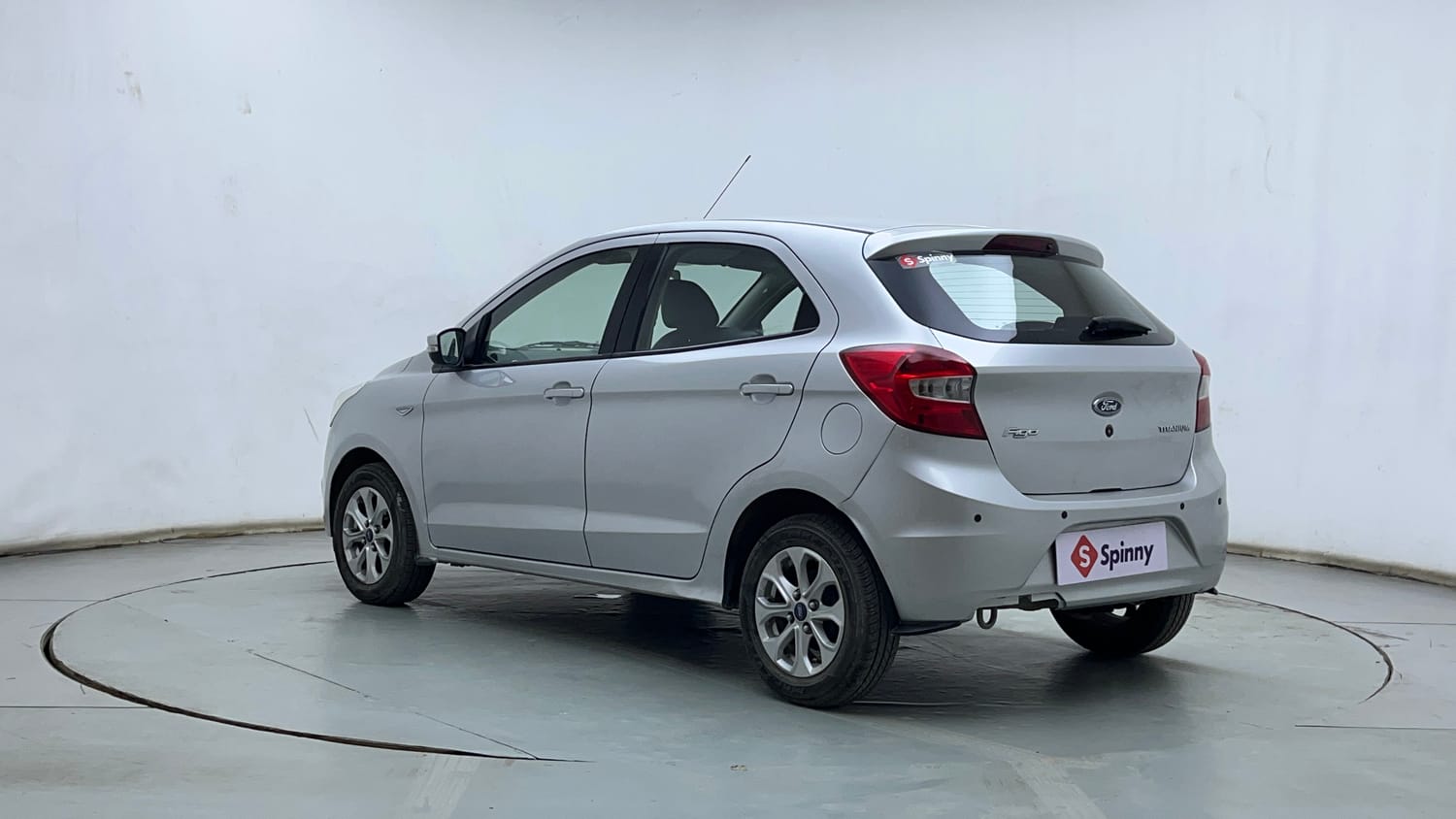 Used 2016 Ford Figo Titanium 1.2 Ti-VCT Petrol Manual exterior LEFT REAR CORNER VIEW