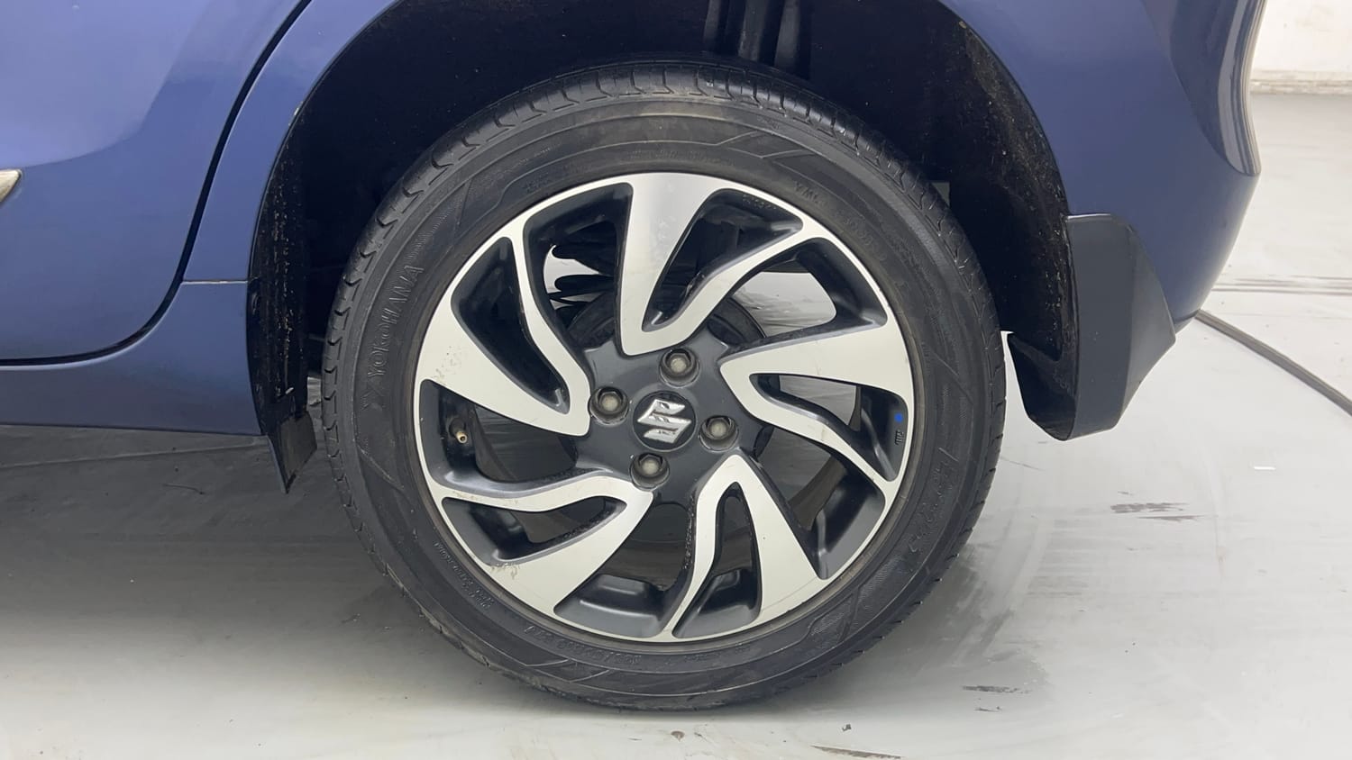Used 2021 Maruti Suzuki Baleno Alpha Petrol Manual tyres LEFT REAR TYRE RIM VIEW