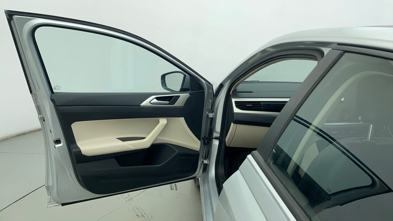 Used 2022 Volkswagen Virtus Highline 1.0 TSI MT Petrol Manual interior LEFT FRONT DOOR OPEN VIEW