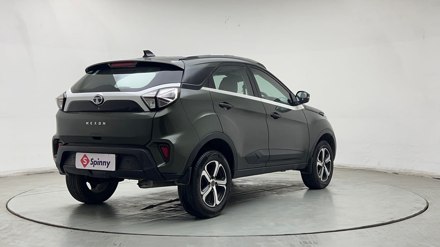 Used 2023 Tata Nexon XM Plus (S) Petrol Manual exterior RIGHT REAR CORNER VIEW