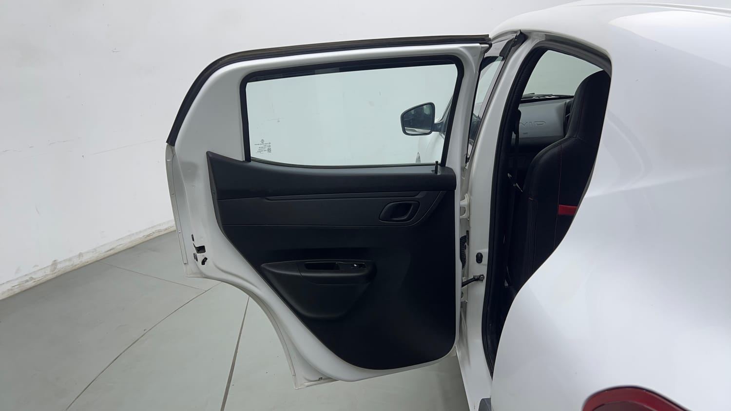 Used 2021 Renault Kwid RXT 1.0 Opt Petrol Manual interior LEFT REAR DOOR OPEN VIEW