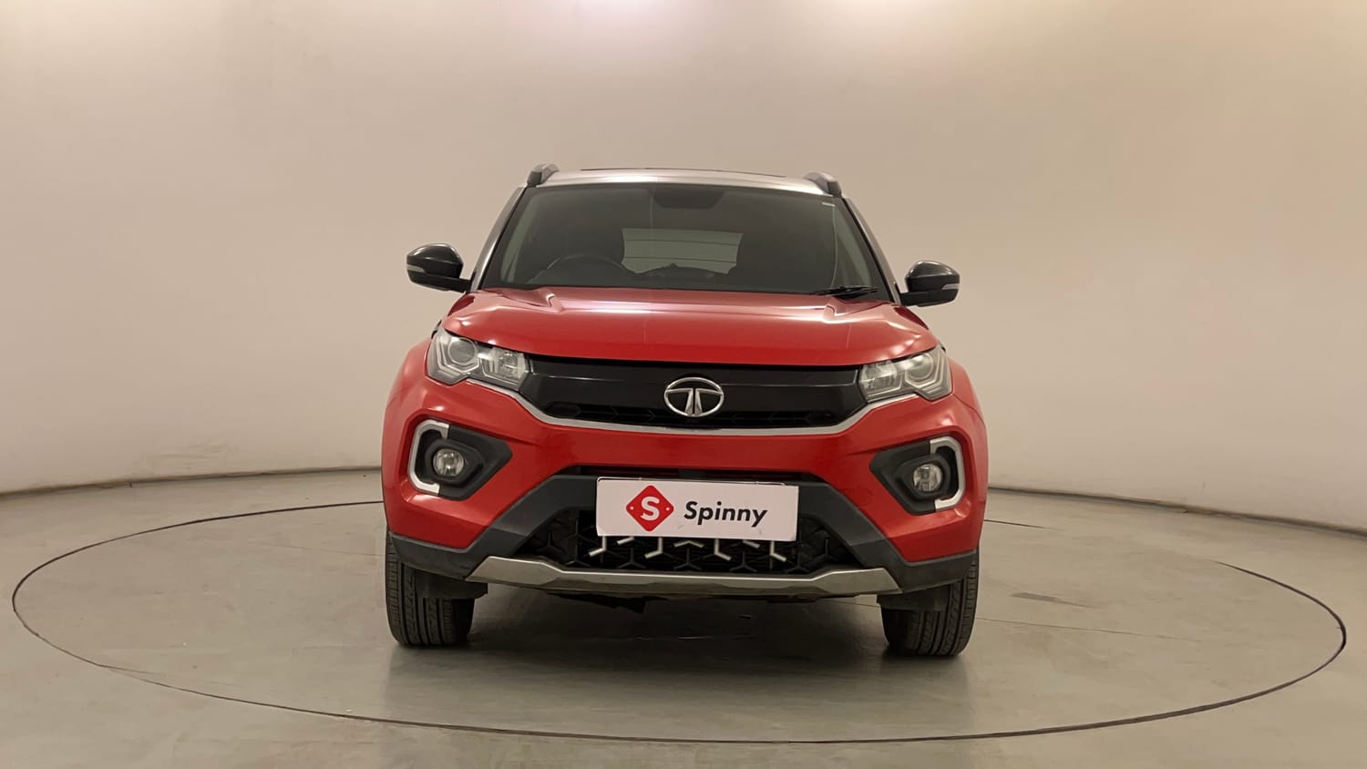 Used 2020 Tata Nexon XZA Plus (O) Dual Tone Petrol Automatic exterior FRONT VIEW