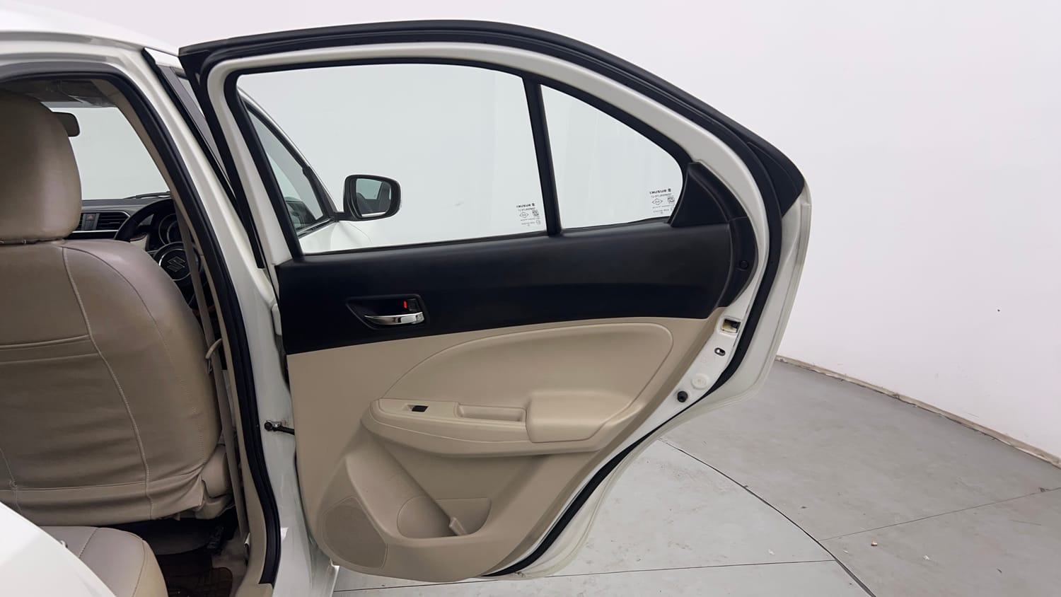 Used 2018 Maruti Suzuki Dzire ZXi Petrol Manual interior RIGHT REAR DOOR OPEN VIEW