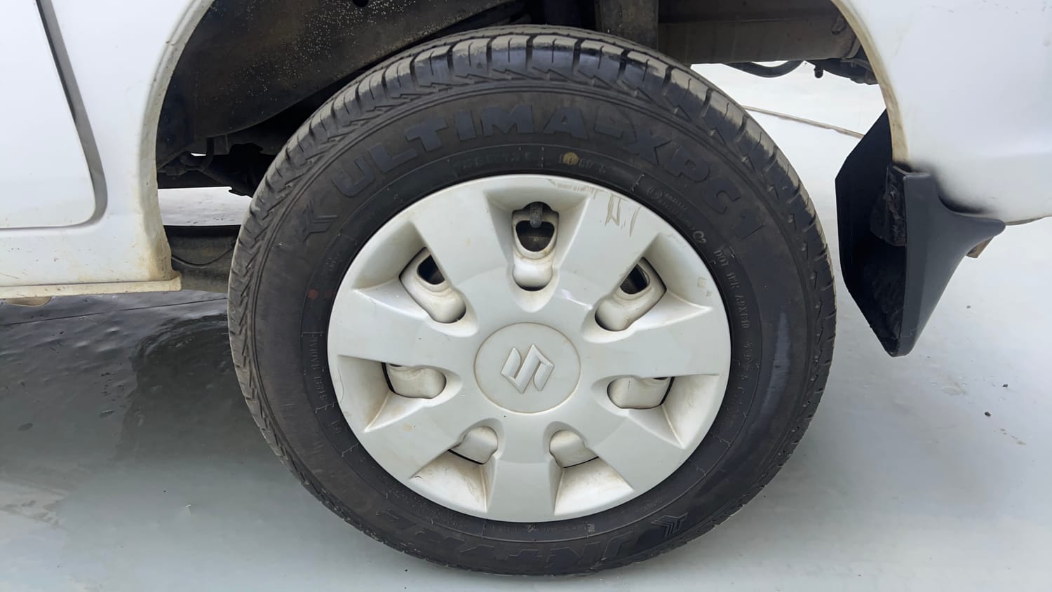 Used 2019 Maruti Suzuki Eeco 5 STR WITH A/C+HTR Petrol Manual tyres LEFT REAR TYRE RIM VIEW