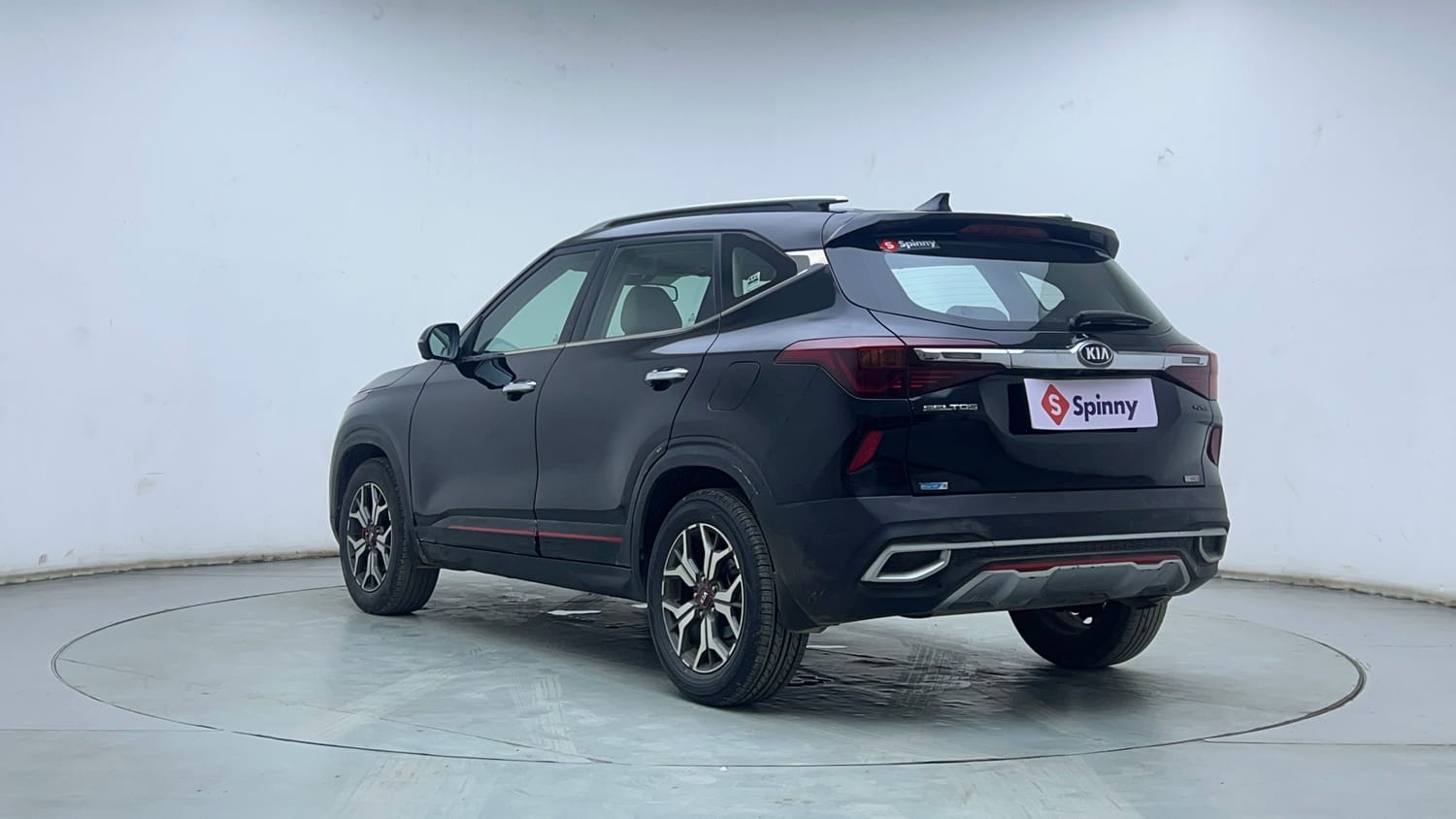 Used 2020 kia Seltos GTX Plus DCT 1.4 Petrol Automatic exterior LEFT REAR CORNER VIEW