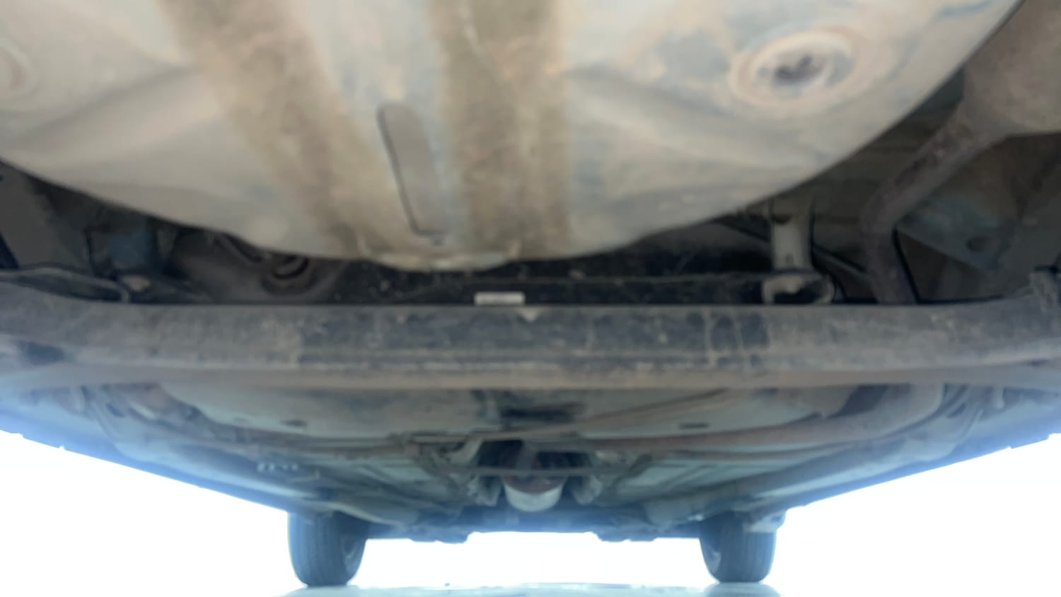 Used 2021 Maruti Suzuki Baleno Delta Petrol Manual extra REAR UNDERBODY VIEW (TAKEN FROM REAR)