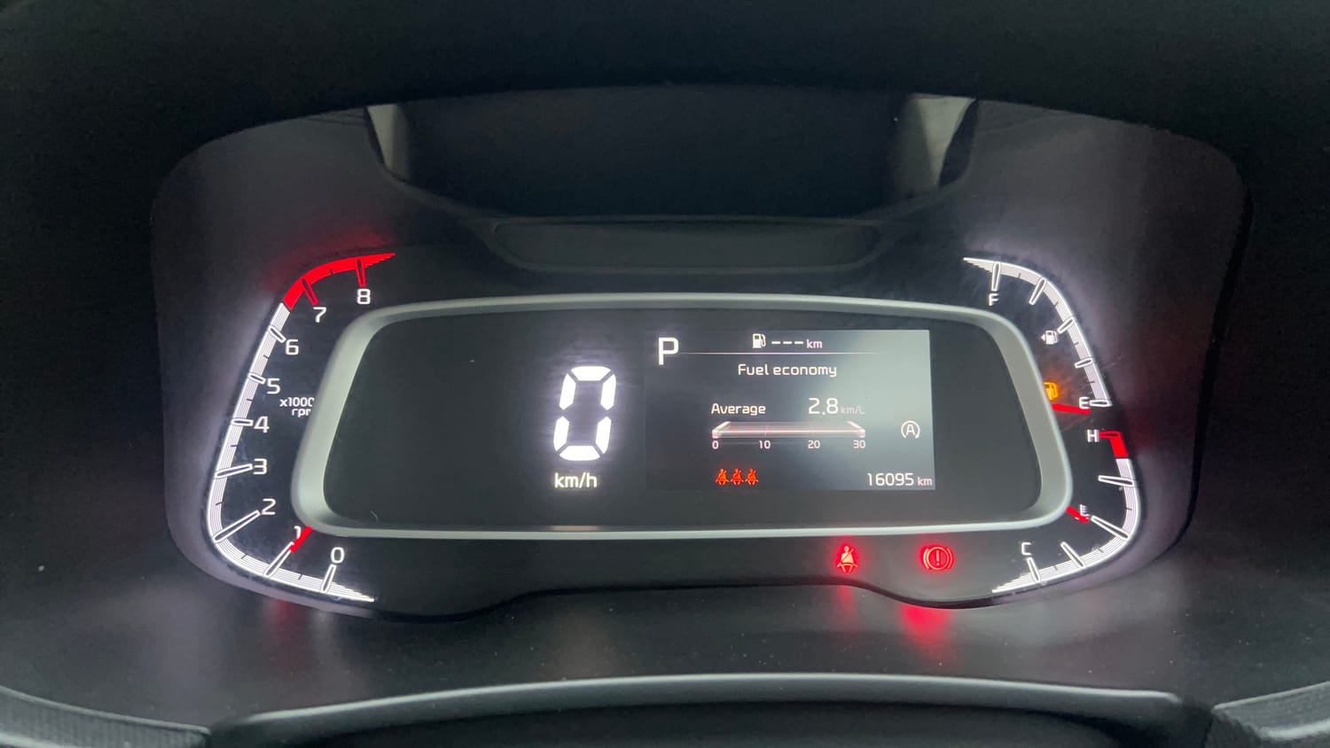 Used 2023 Kia Sonet HTX 1.0 Turbo Petrol DCT Petrol Automatic interior CLUSTERMETER VIEW