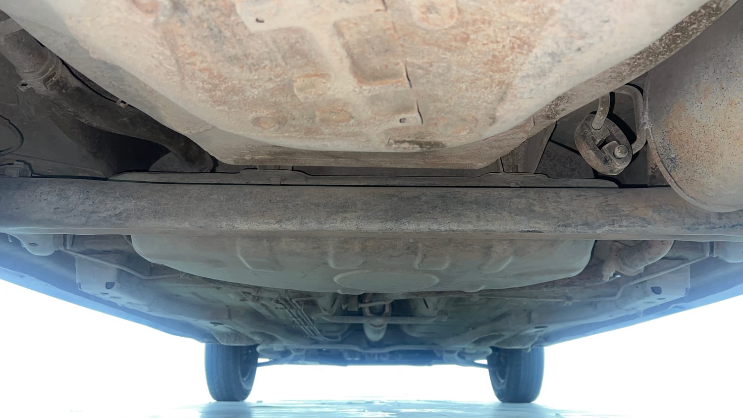 Used 2019 Tata Tiago Revotron XE Petrol Manual extra REAR UNDERBODY VIEW (TAKEN FROM REAR)
