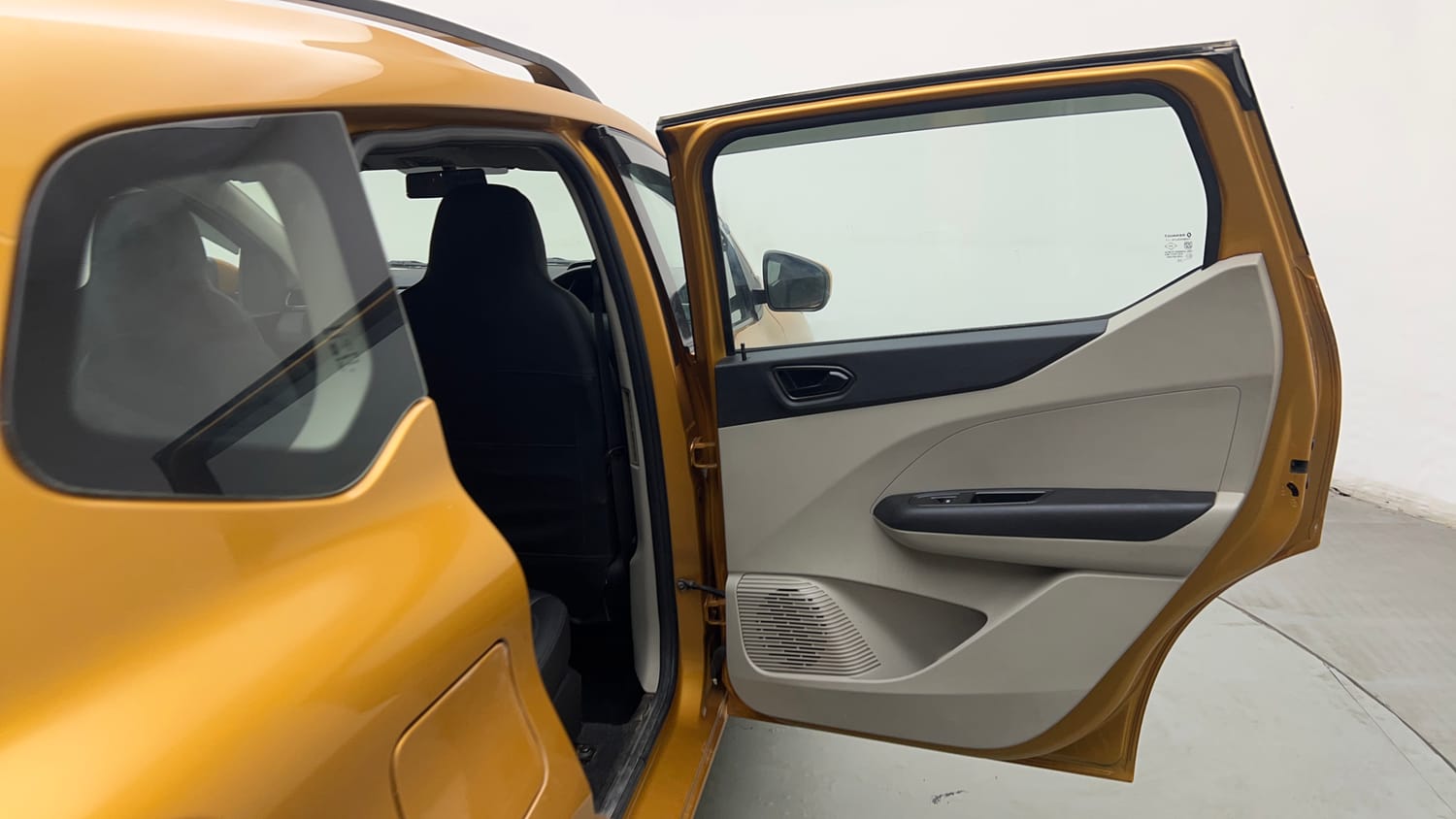 Used 2020 Renault Triber RXT Petrol Manual interior RIGHT REAR DOOR OPEN VIEW