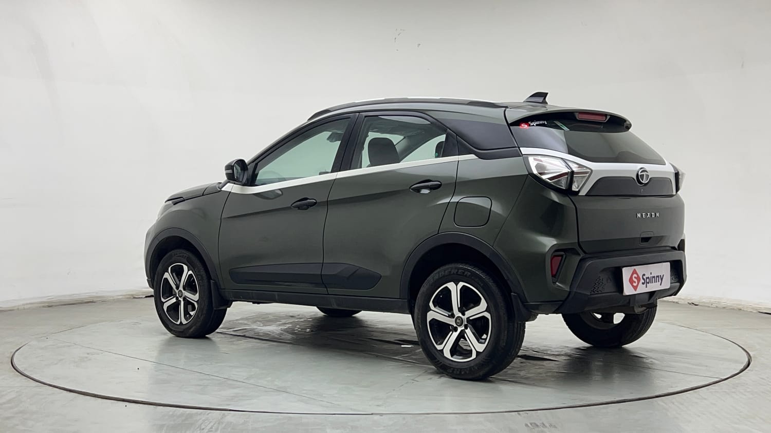 Used 2023 Tata Nexon XM Plus (S) Petrol Manual exterior LEFT REAR CORNER VIEW