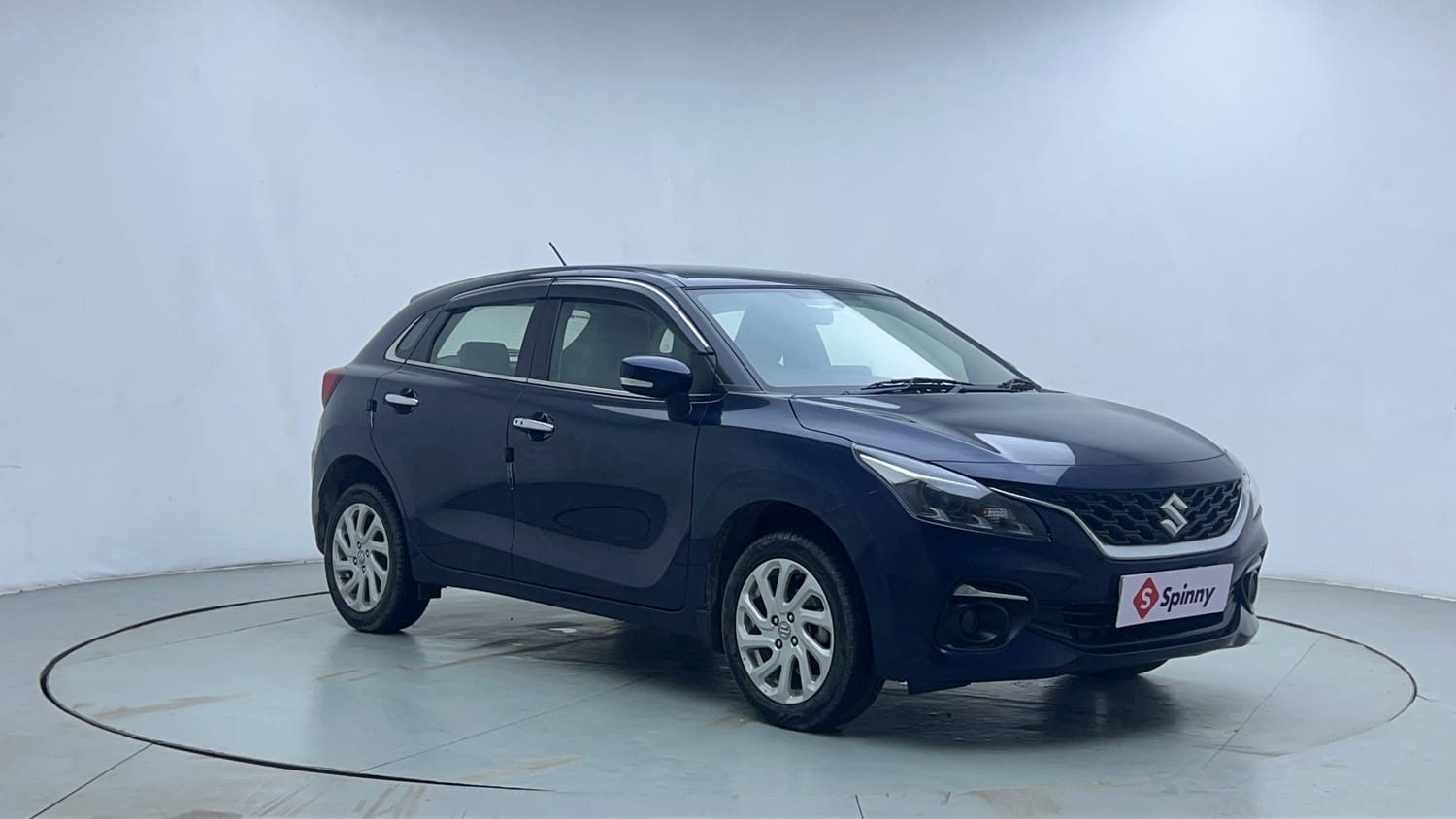 Used 2024 Maruti Suzuki Baleno Zeta AGS Petrol Automatic exterior RIGHT FRONT CORNER VIEW