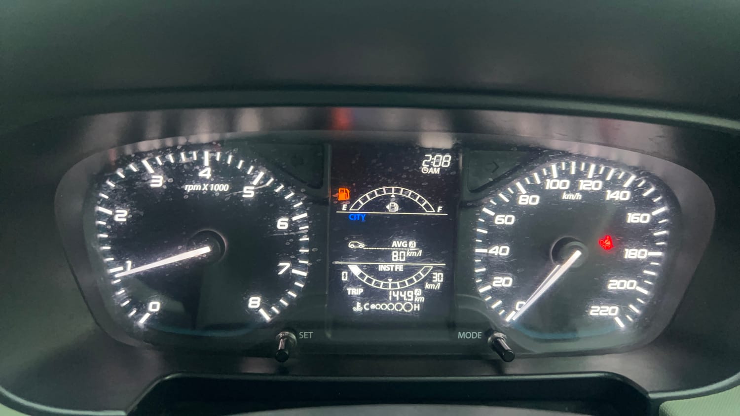 Used 2022 Tata Punch Adventure MT Petrol Manual interior CLUSTERMETER VIEW