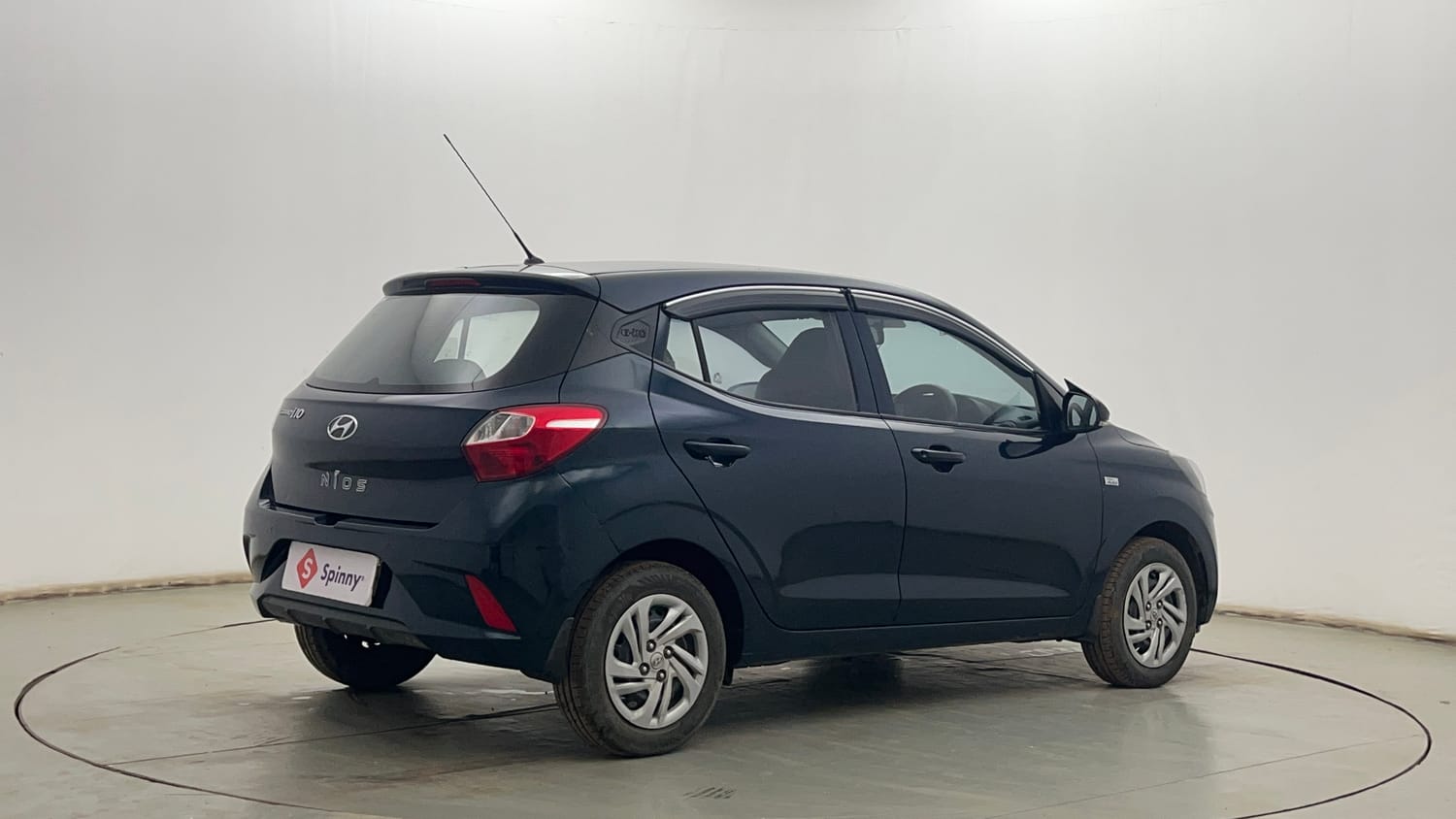 Used 2022 Hyundai Grand i10 Nios Magna AMT 1.2 Kappa VTVT Petrol Automatic exterior RIGHT REAR CORNER VIEW