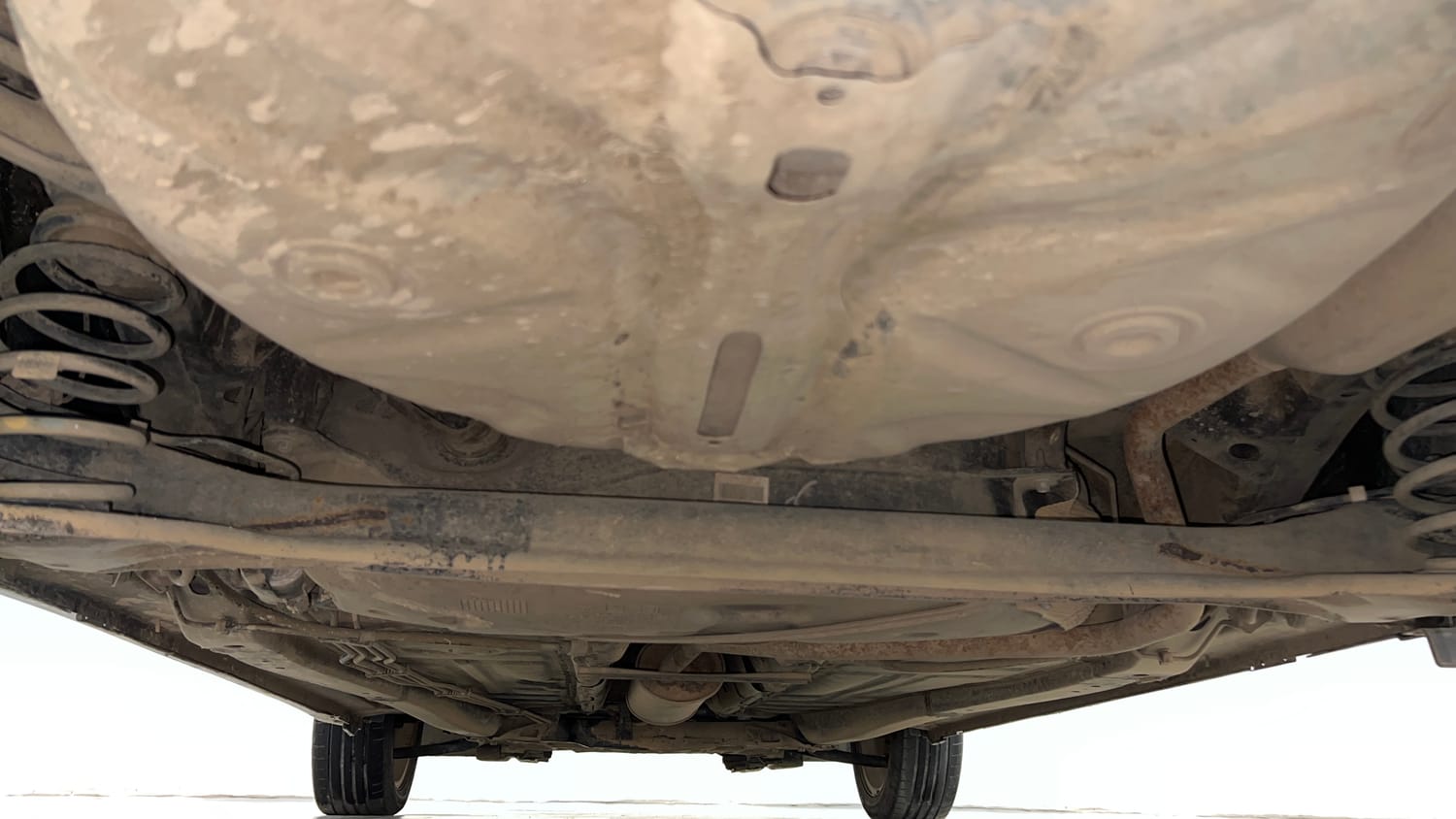 Used 2017 Maruti Suzuki Baleno Zeta 1.2 Petrol Manual extra REAR UNDERBODY VIEW (TAKEN FROM REAR)