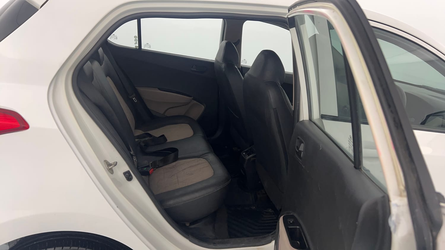 Used 2014 Hyundai Grand i10 Magna 1.2 Kappa VTVT Petrol Manual interior RIGHT SIDE REAR DOOR CABIN VIEW