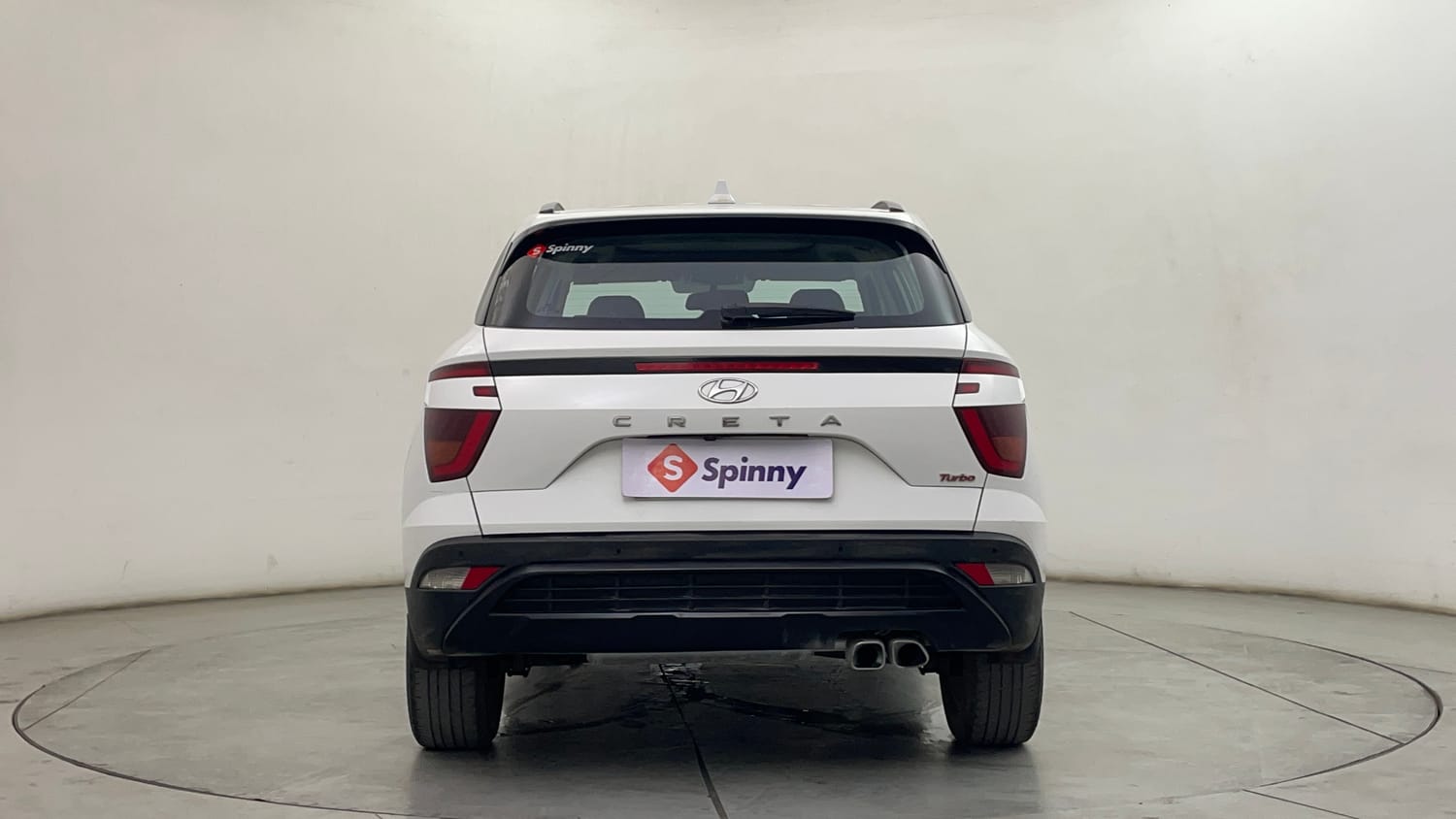 Used 2022 Hyundai Creta SX (O) 1.4 Turbo 7 DCT Petrol Automatic exterior BACK VIEW