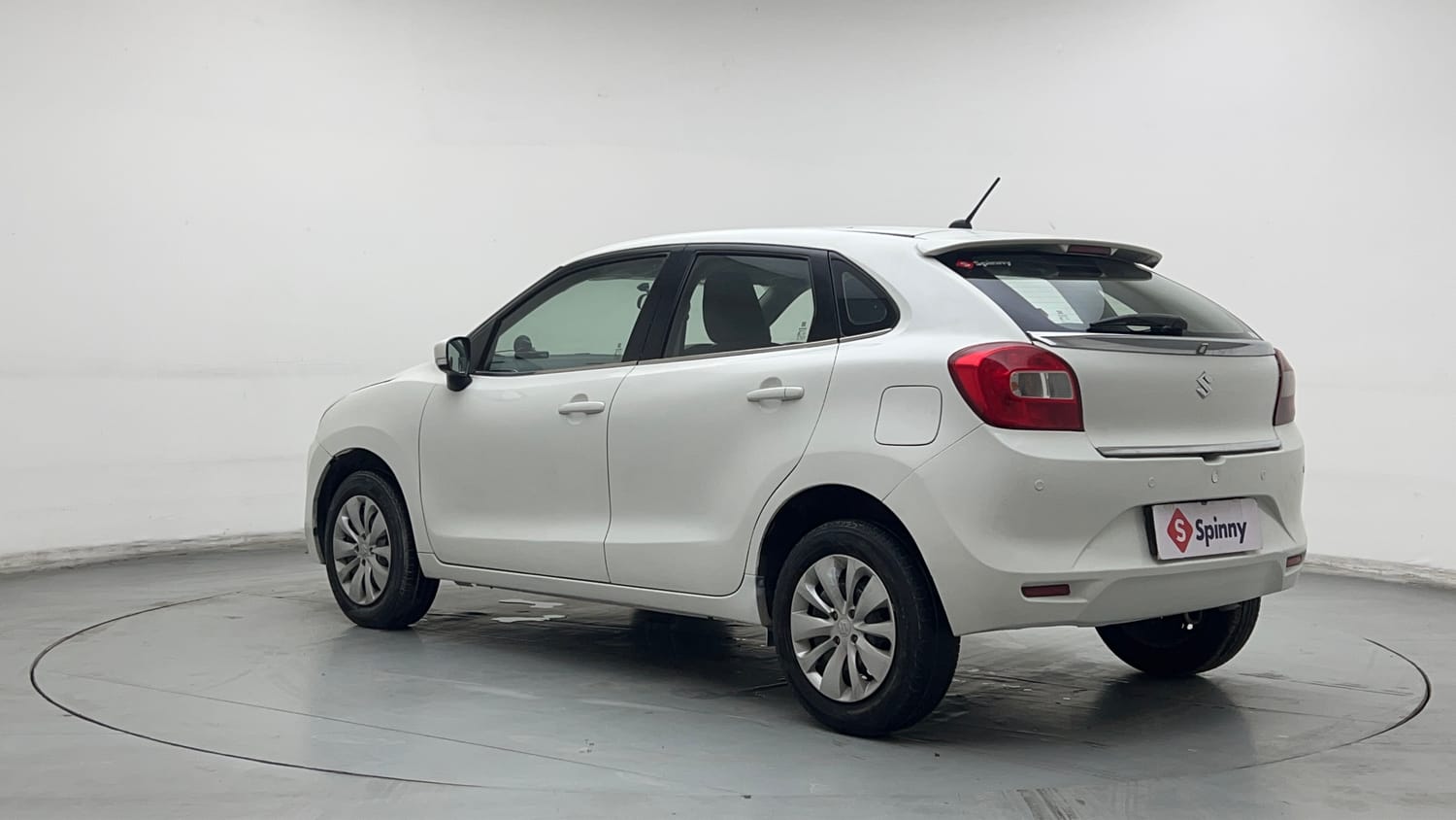 Used 2017 Maruti Suzuki Baleno Delta 1.2 Petrol Manual exterior LEFT REAR CORNER VIEW