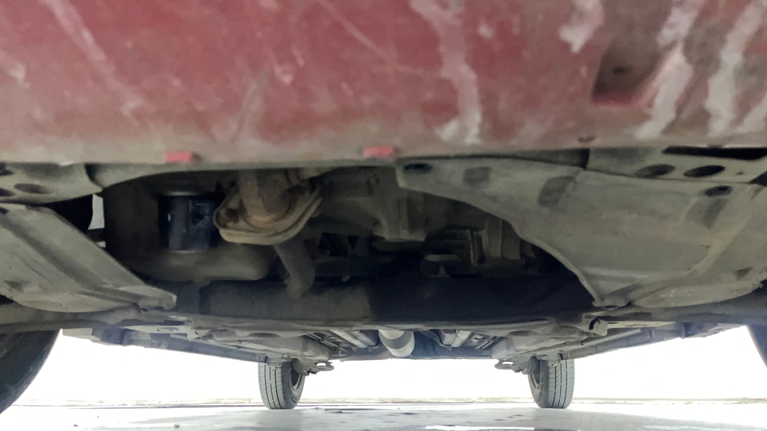 Used 2015 Maruti Suzuki Swift VXi Petrol Manual extra FRONT LEFT UNDERBODY VIEW