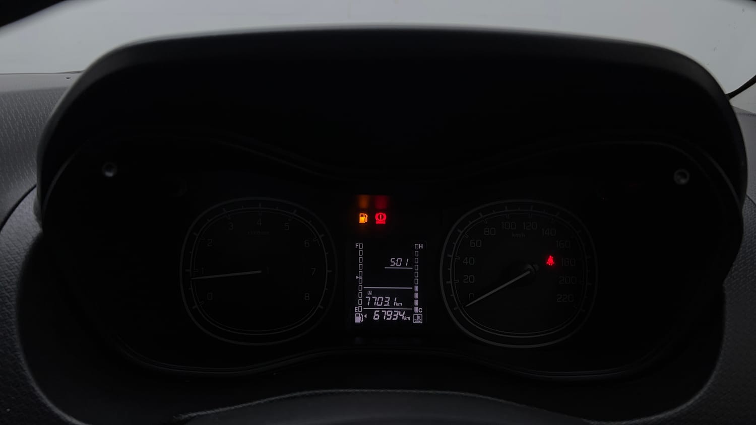 Used 2021 maruti-suzuki Vitara Brezza VXi Petrol Manual interior CLUSTERMETER VIEW
