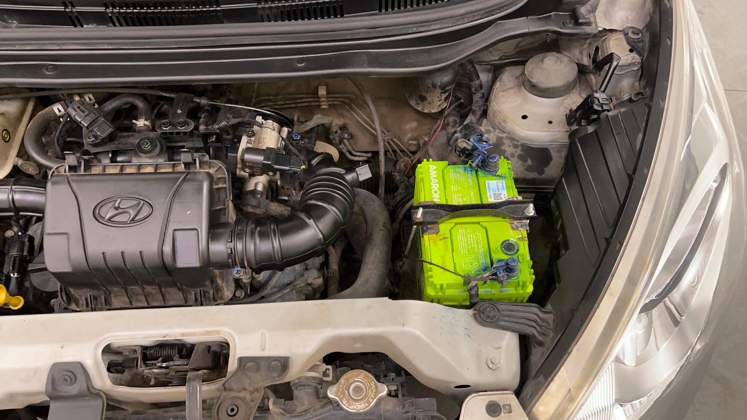 Used 2018 Hyundai Eon Magna + Petrol Manual engine ENGINE LEFT SIDE VIEW