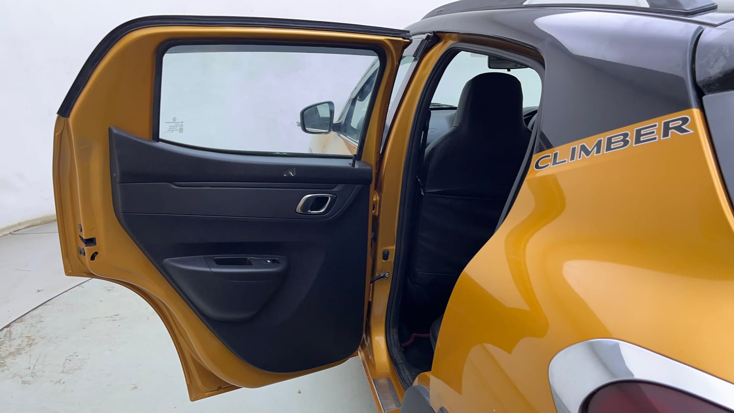 Used 2022 Renault Kwid CLIMBER AMT Petrol Automatic interior LEFT REAR DOOR OPEN VIEW