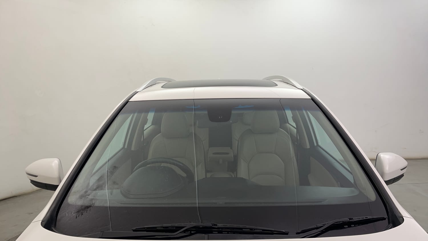 Used 2021 MG Motors Hector Sharp 1.5 Petrol CVT Petrol Automatic exterior FRONT WINDSHIELD VIEW