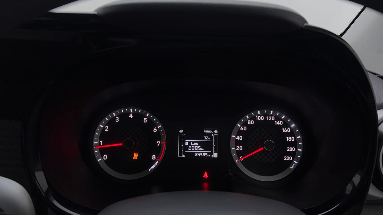 Used 2022 Hyundai Grand i10 Nios Sportz 1.2 Kappa VTVT CNG Cng Manual interior CLUSTERMETER VIEW