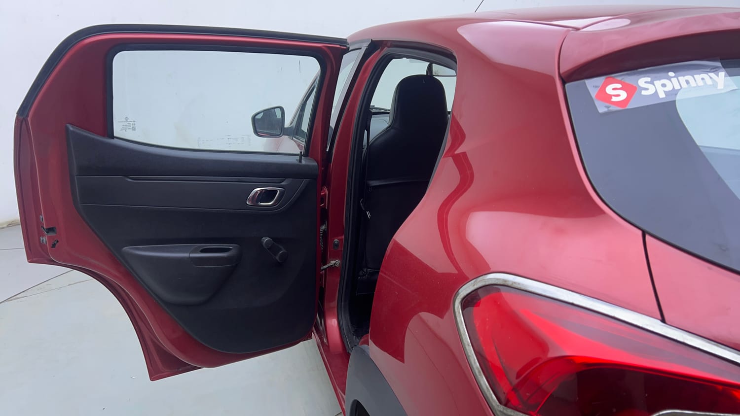 Used 2018 Renault Kwid RXT (O) 1.0 SCE Edition Petrol Manual interior LEFT REAR DOOR OPEN VIEW
