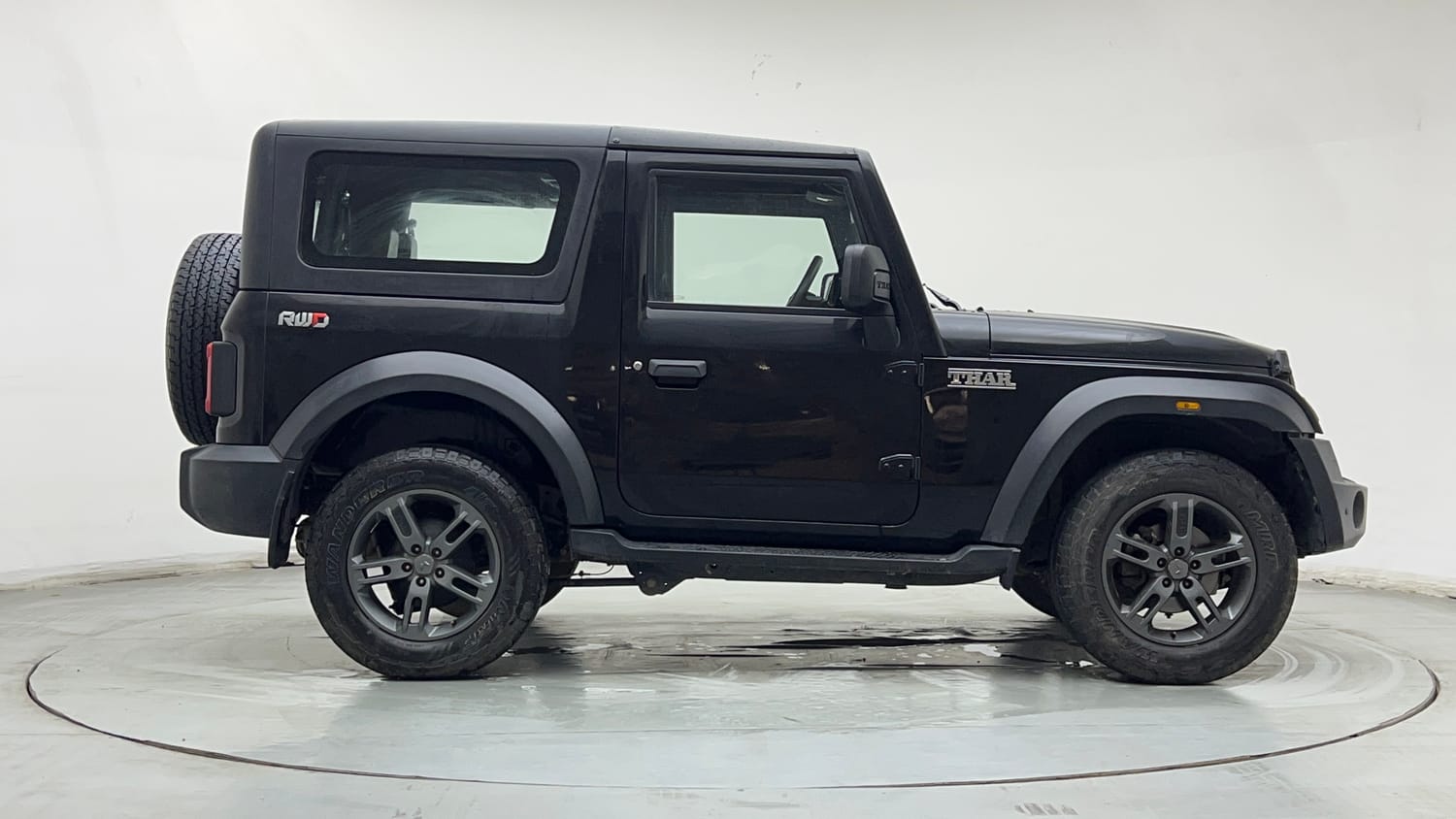 Used 2024 Mahindra Thar LX Hard Top Petrol AT RWD Petrol Automatic exterior RIGHT SIDE VIEW