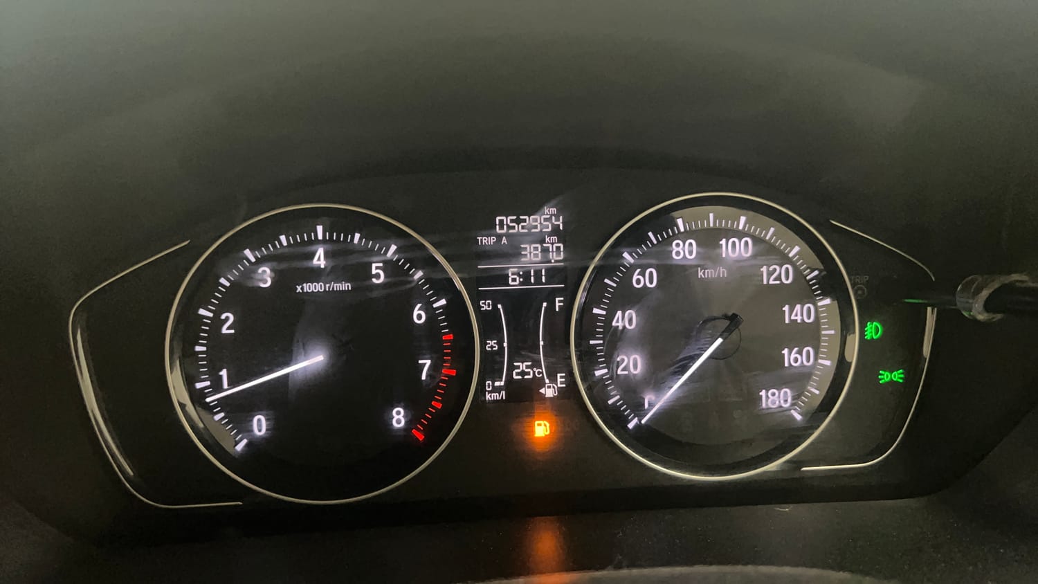 Used 2021 Honda Amaze VX MT 1.2 Petrol Petrol Manual interior CLUSTERMETER VIEW