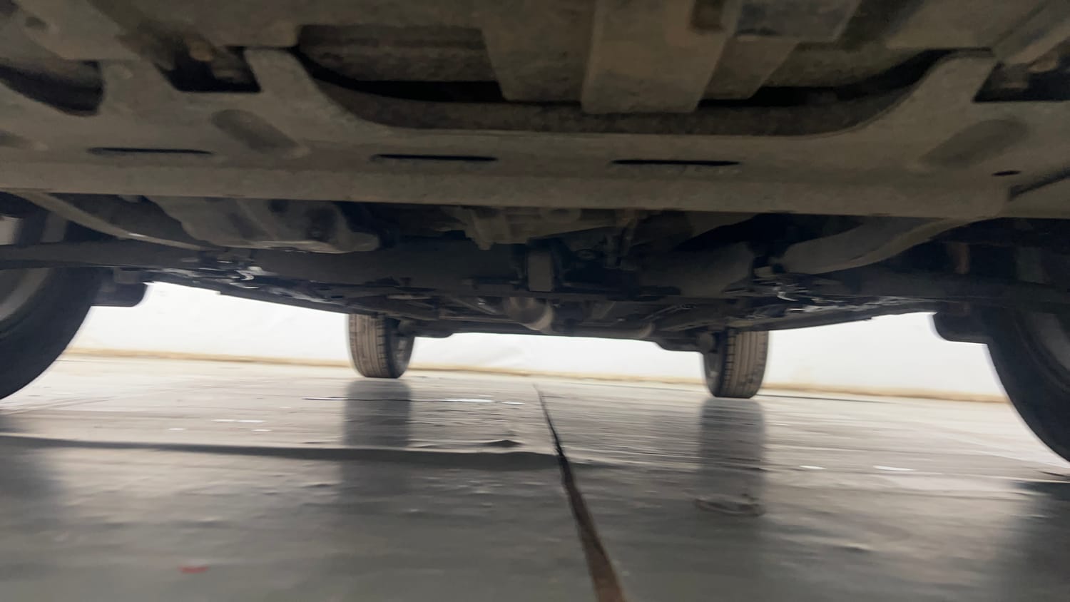 Used 2021 Nissan Magnite XV Turbo Petrol Manual extra FRONT LEFT UNDERBODY VIEW