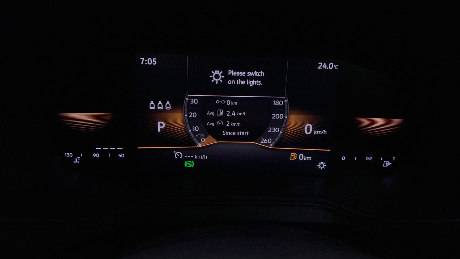 Used 2024 Skoda Kushaq Style 1.5L TSI DSG Petrol Automatic interior CLUSTERMETER VIEW