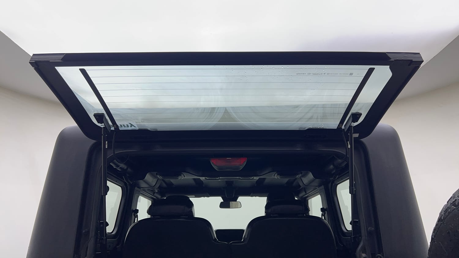 Used 2024 Mahindra Thar LX Hard Top Petrol AT RWD Petrol Automatic interior DICKY DOOR OPEN VIEW