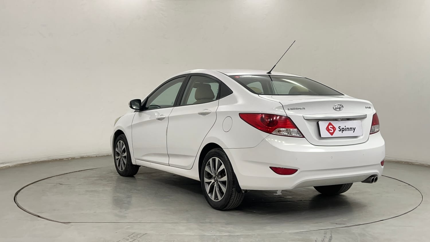 Used 2013 Hyundai Verna Fluidic 1.6 VTVT SX Petrol Manual exterior LEFT REAR CORNER VIEW