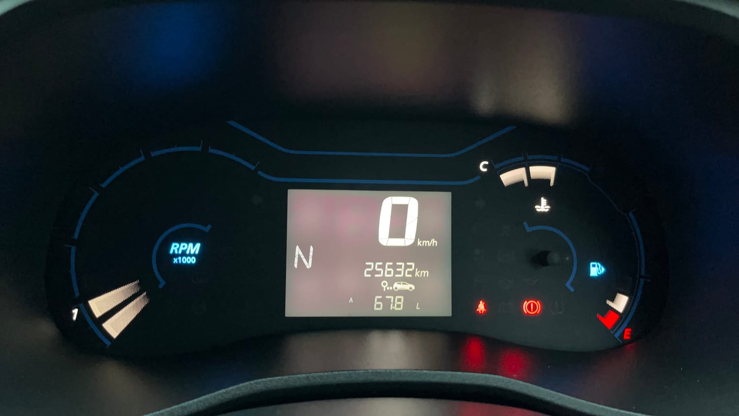 Used 2022 Renault Kwid CLIMBER AMT Petrol Automatic interior CLUSTERMETER VIEW