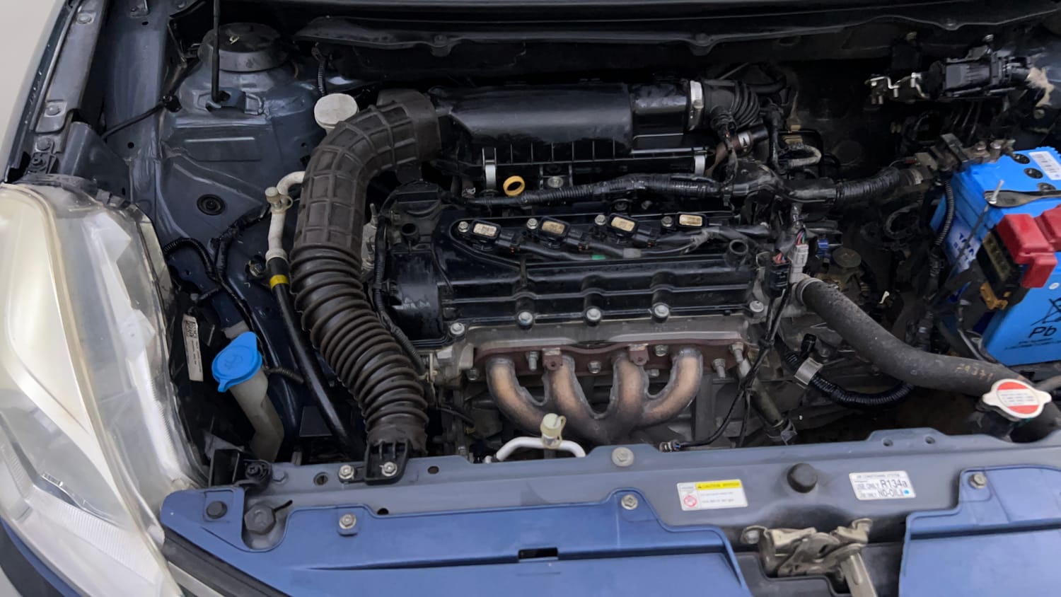 Used 2017 Maruti Suzuki Baleno Zeta 1.2 Petrol Manual engine ENGINE RIGHT SIDE VIEW