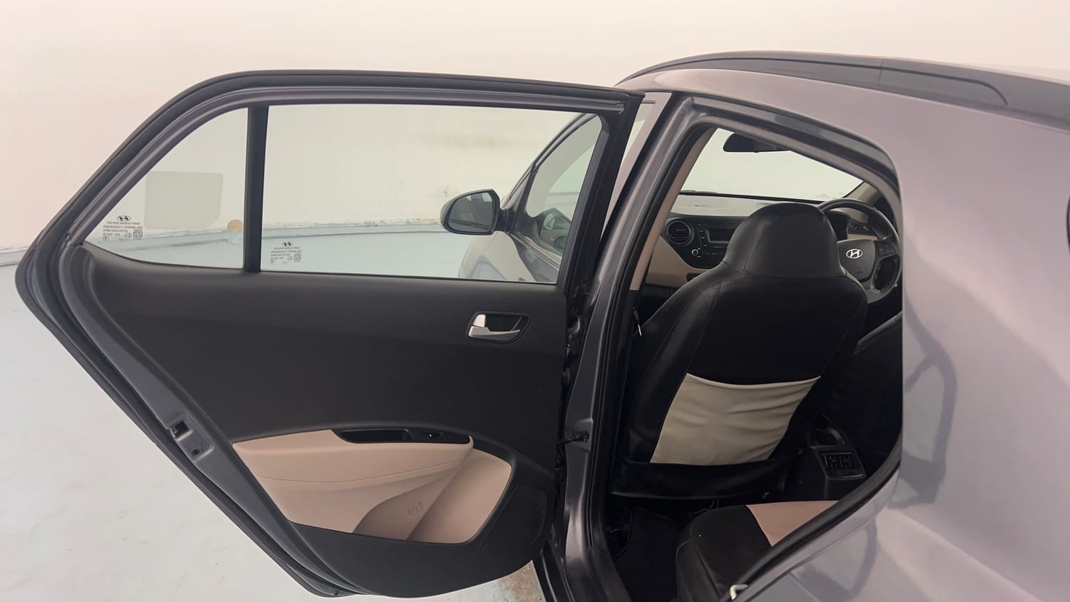 Used 2016 Hyundai Grand i10 Asta 1.2 Kappa VTVT (O) Petrol Manual interior LEFT REAR DOOR OPEN VIEW