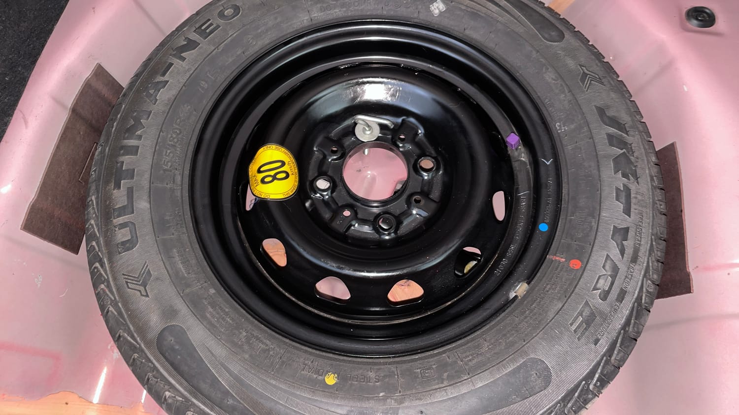 Used 2021 Tata Tiago XZA Plus Petrol Automatic tyres SPARE TYRE VIEW