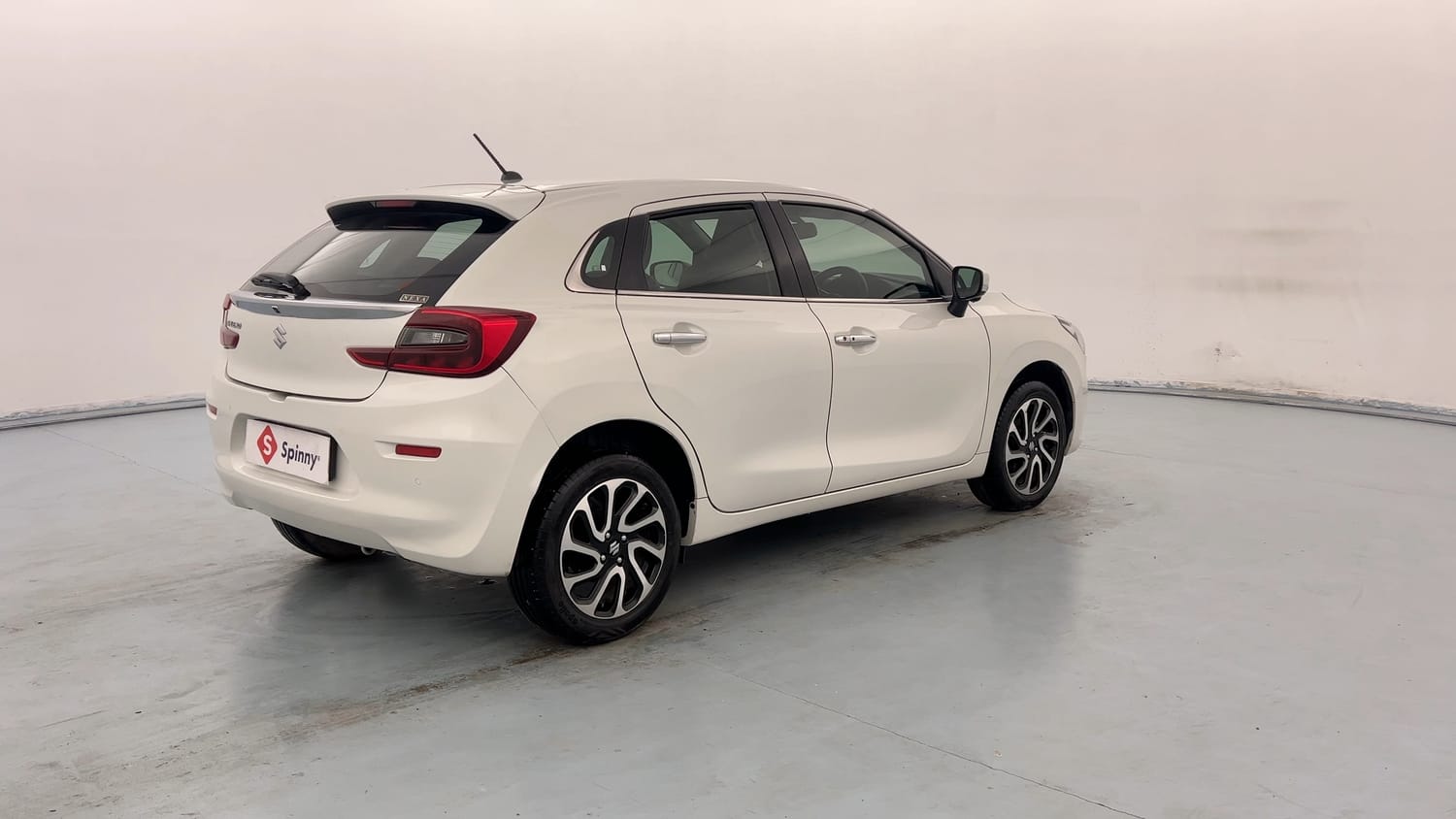 Used 2024 Maruti Suzuki Baleno Alpha MT Petrol Manual exterior RIGHT REAR CORNER VIEW
